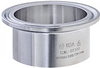 TCWL-SS Series Sanitary Adapter 316SS Tri-Clamp x Weld (Long) -- TCWL-SS050 - Image