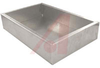 Enclosure; Aluminum; 12.0 in.; 8 in.; 2.5 in.; Natural; 0.187 in.; 0.219 in. - 70147547 - Allied Electronics, Inc.