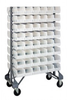 Bins & Systems - Clear-View Bins - Ultra Stack and Hang - Steel Rail Packages - QRU-16D-230-96CL - Image