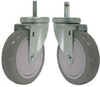 Stem Caster - Gray Polyurethane Wheel - Model L3 - L3GP4X - Caster City, Inc.
