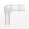 Elbow Connector, Barbed, Natural - 61117 - Qosina Corp.