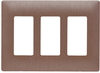 Decorative Finish Screwless Wall Plate, Brushed Copper -- SWP263BC - Image