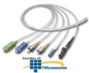 Leviton Simplex 50 Micron Multimode Fiber Optic Pigtails -- 50PLC-M03 - Image