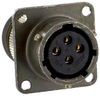 Circular Connector, Receptacle, Size 28, 7 Position, Wall; Military Specification Itt Cannon - 02K7335 - Newark, An Avnet Company