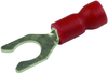 Terminal, Spade/fork, #10, Crimp, Red; Product Range Multicomp Pro - 34P2200 - Newark, An Avnet Company