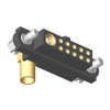 10+1 Pos. Female Receptacle 24-28 AWG+RG174/179/316 Cable Connector Kit, Slotted Jackscrews -- M80-4C11005F1-01-309-00-000 - Image