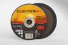 3M Cubitron II Ceramic Aluminum Oxide Depressed-Center Wheel - 36 Grit Very Coarse Grade - 6 in Diameter - 7/8 in Center Hole - Thickness 1/4 in - 66589 - 051115-66589 - R. S. Hughes Company, Inc.