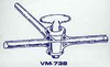 T Bore Glass Stopcock -- VM738-01 - Image