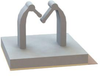 Wire Saddle, Adhesive, Pa66, Natural; Cable Clamp / Clip Type Essentra Components - 66AJ5213 - Newark, An Avnet Company