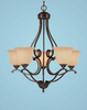 Mid. Chandeliers-Glass Up - 725605 - Capital Lighting, Inc.