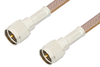 Mini UHF Male to Mini UHF Male Cable 72 Inch Length Using RG400 Coax - PE3269-72 - Pasternack