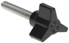 Knob, Finger Grip, Threaded, 28.7Mm; Shaft Type Davies Molding - 12AC6973 - Newark, An Avnet Company