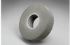 3M Scotch-Brite LD-WL Convolute Silicon Carbide Medium Deburring Wheel - Fine Grade - Arbor Attachment - 10 in Diameter - 5 in Center Hole - Thickness 1 in - 01684 -- 048011-01684 - Image