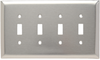 Toggle Switch Wall Plate, Four Gang - SSO4 - Legrand