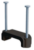 Cable Clamp, Nail-In, Polyethylene/black; Cable Clamp / Clip Type Essentra Components - 66AJ5232 - Newark, An Avnet Company