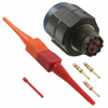 Circular MIL Spec Connector SHELL 9 3 PIN PLUG;CRIMP TERM -- 61-D38999/26WA98PN