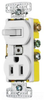 Combination Switch/Receptacle - RC108W - Hubbell Incorporated