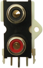 Rca Connector, Dual Jack, 8.3Mm, Blk/red; No. Of Contacts Cliff Electronic Components - 49AC3726 - Newark, An Avnet Company