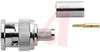 Connector, Bulkhead;75 Ohms;RG-59, RG-59A, RG-59B, RG-62;BNC Crimp;Gold;Male - 70197147 - Allied Electronics, Inc.