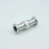Ceramic Break, 5KV Isolation, 0.63″ Inner Dia, 1.18″ QF / KF Flange -- A7823-1-QF - Image