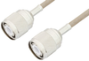 HN Male to HN Male Cable 48 Inch Length Using RG141 Coax , LF Solder - PE34434LF-48 - Pasternack