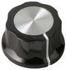 Knob With Indicator Line, 26.92Mm, Round; Shaft Type Davies Molding - 12AC6800 - Newark, An Avnet Company