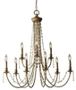F2711/9RUS Mid. Chandeliers-Candle - 371197 - Capital Lighting, Inc.