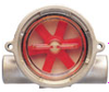 Gems Sensors Flow Indicator for Liquids; SS, 1