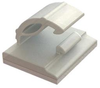 Cable Clamp, Adhesive, Nylon 6.6/natural; Cable Clamp / Clip Type Essentra Components - 66AJ3256 - Newark, An Avnet Company
