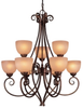 729-355 9 Light Chandelier - 729-355 - Minka Group