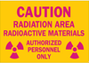 Radiation & Laser Sign - 88747 - Brady Corporation