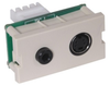 Datacommunication Face Plate with Jack - IMSV351101OW - Hubbell Incorporated
