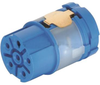 Circular Insert, Socket, 5Pos, Pa; Product Range Harting - 73AC8663 - Newark, An Avnet Company