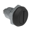 Quarter-Turn Cam Latch, Slotted Recess, Spring-return Actuator, Sealed, Zinc Alloy, Powder Coat, Black - E5-6-005-TL0 - Southco