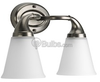 Two-Light Wall Bracket Light Fixture - P2759-03 - bulbs.com