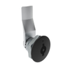 Quarter-Turn Cam Latch, 3 mm Double Bitted Recess, 18mm  Grip, Not Sealed, Zinc Alloy, Powder Coat, Black - E5-1-065-100 - Southco