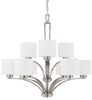 4349BN-103 Mid. Chandeliers-Drum Shades - 340426 - Capital Lighting, Inc.
