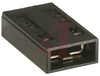 2 CIRCUIT SHUNT OR JUMPER;OPEN TOP;15u GOLD PLATING - 70190822 - Allied Electronics, Inc.