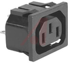 Outlet; Universal Snap-In Mount; 10/15 A; 250 VAC; gt 100 Megohms @ 500 VDC - 70133343 - Allied Electronics, Inc.