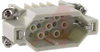 Insert; 250 V; 10 A; Male; 15; RoHS Compliant; Han D, Han D AV Series - 70104575 - Allied Electronics, Inc.