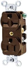 Conn, Mains Rcpt, 15A, 125V, Brown; Connector Type Hubbell Wiring Devices - 14C5428 - Newark, An Avnet Company