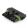 Aptiv 12020926 Female 6-Contact Tower Half Body Weather-Pack Connector - 39057 - Waytek, Inc.