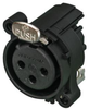 Xlr Connector, Rcpt, 3Pos, Panel/pcb; No. Of Contacts Neutrik - 10J0632 - Newark, An Avnet Company