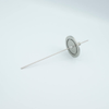 Power Feedthrough, 5000 Volts, 15 Amps, 1 Pin, 0.092″ Nickel Conductor, 2.16″ QF / KF Flange - A0516-7-QF - MPF Products, INC.
