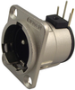 Xlr Audio Connector, Plug, 3, Panel Mount, Metal Body, Silver Plated Contacts Rohs Compliant Neutrik - 07WX7317 - Newark, An Avnet Company
