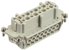 Heavy Duty Insert, Rcpt, 16Pos+Pe, 14Awg; Product Range Harting - 37AC1949 - Newark, An Avnet Company