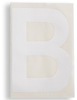 ToughStripe Die-Cut White Letter B - 121698 - Brady Corporation