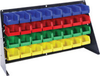 Storage Shelving with Bins - QBR-3619-220-32 - Simplastics