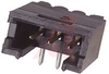 Header, Through Hole; Shrouded; Right Angle; Phosphor Bronze; Thermoplastic; 3 - 70042456 - Allied Electronics, Inc.