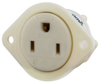 Straight Blade Flanged Receptacle Outlet -- 5279 - Image